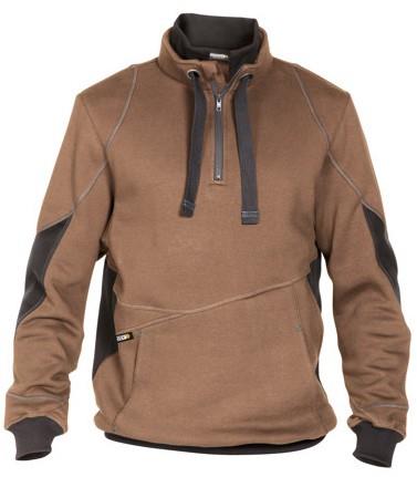 Sweter Dassy gwiezdny brąz szary m