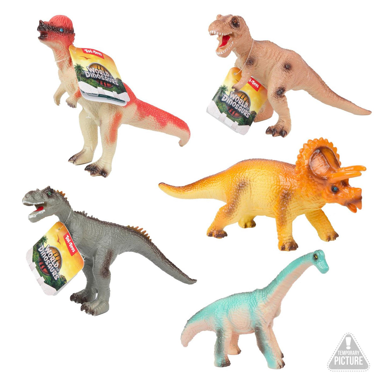 Toi-zabawki świat dinozaurów dinozaur mały 6 różne