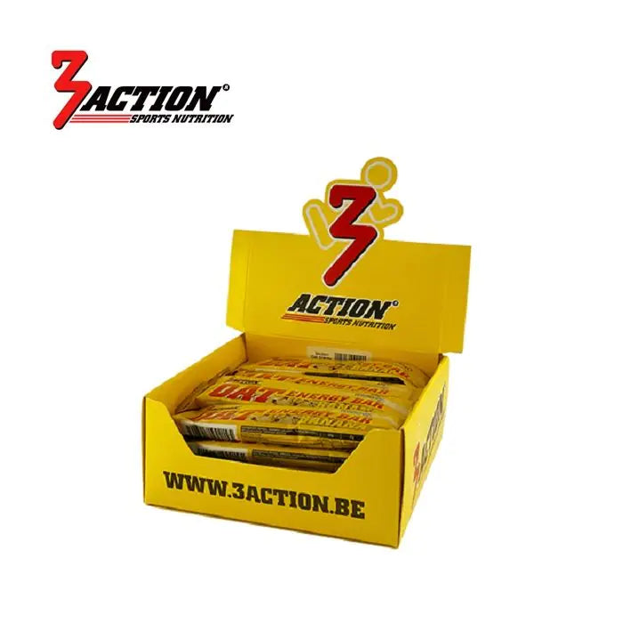 Baton energetyczny 3action banan 45 gramów - pudełko ekspozycyjne 20 sztuk - 1202030008