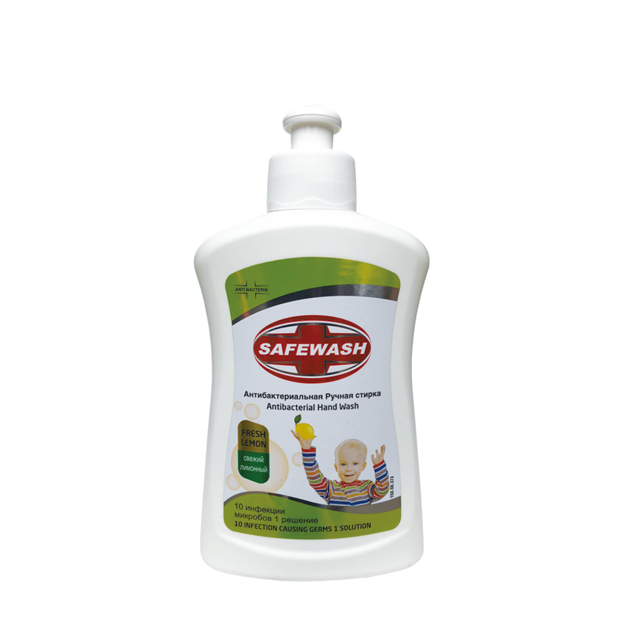 Safewash antybakteryjne mydło do rąk świeża cytryna dla dzieci 220ml