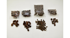 Zakje met natuurdeco 4 assortie