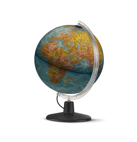 Globus atmosferyczny - globus geograficzny dzienny i nocny - 30cm - holenderski - globus świata