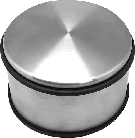 Odbojnik drzwiowy Kangaro k-11001 metalowy wysoki chrom 1800 gram wymiary: 11x7 cm