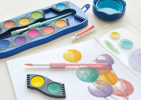 Zestaw pędzli Faber Castell FC-481620 soft touch 4 sztuki w pastelowych kolorach
