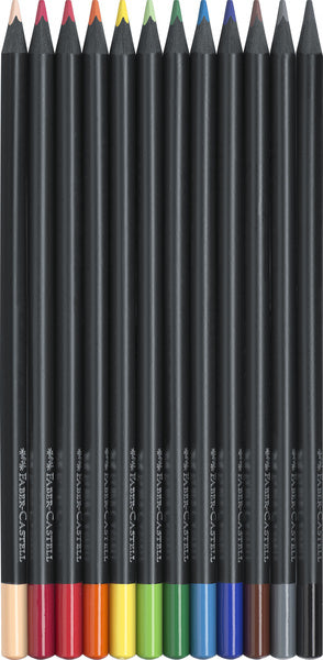 Kredki Faber Castell, gama kolorystyczna Faber Castell Black Edition