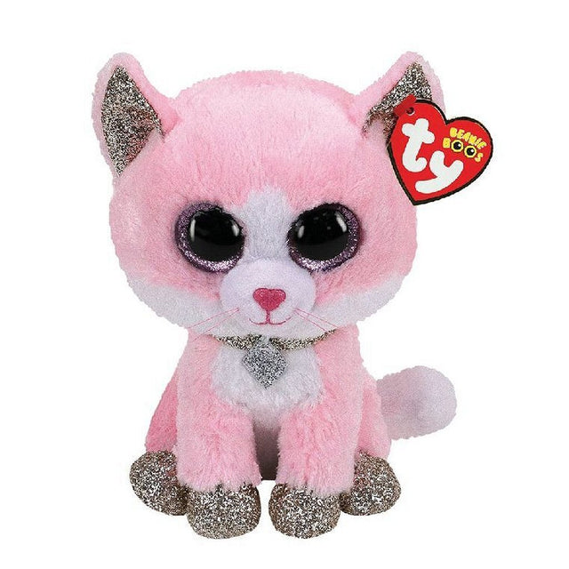 Fiona różowy kot Ty beanie boo, 15 cm