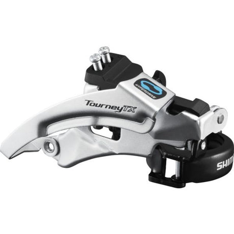 Przerzutka przednia Shimano 7 8-biegowa turniejowa fd-tx800 górna huśtawka - niski zacisk - 42-48t - czarno-srebrna