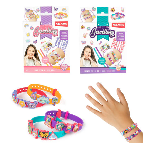 Wykonywanie bransoletek jubilerskich Toi-toys - 2 szt. z naklejkami 2 szt