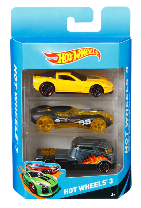Zestaw 3 odlewanych samochodów Hot Wheels