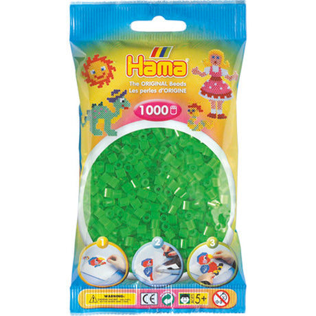 Hama Iron Beads 1000 sztuk zielony neon