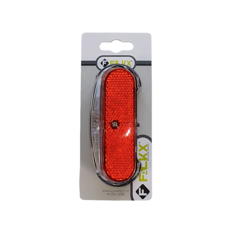 Falkx LED LED tylne światło. Zespół 50 80 mm. W tym baterie (wiszący pakiet).