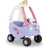 Little tikes przytulny coupe wróżkowy samochód spacerowy 75x42x86 cm różowo-fioletowy