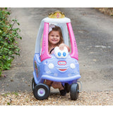 Little tikes przytulny coupe wróżkowy samochód spacerowy 75x42x86 cm różowo-fioletowy