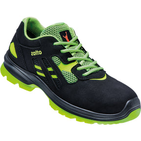 Buty robocze Atlas Flash 2600 Low S1 | czarny zielony | rozmiar 46 - 00.012.059.46