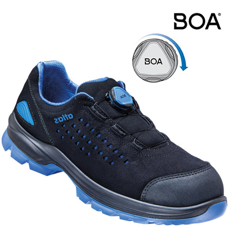 Buty robocze Atlas SL 940 2.0 boa niskie s1 | czarny niebieski | rozmiar 42 - 00.012.102.42