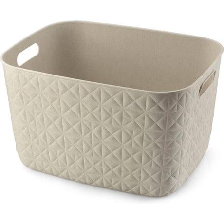 Kosz do przechowywania Curver Softex l - 19 l, kredowo-biały, 38x29x22cm