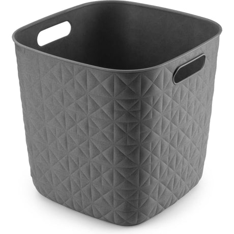 Kostka do przechowywania Curver Softex - 15l, antracyt, 28x28x27cm