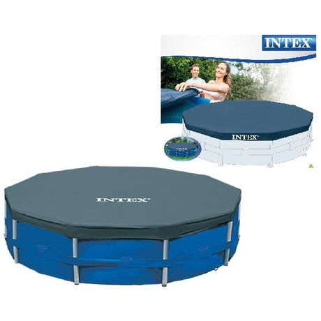 Intex 28031 Pokrywa dla puli ramek 366 cm niebieski