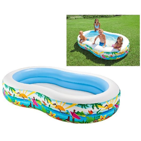 Intex 56490np rajski basen lagunowy 262x160cm