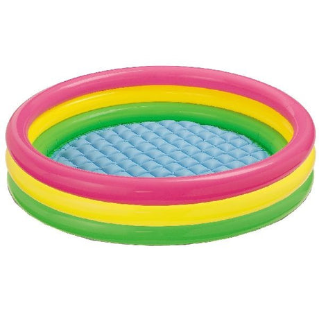 Basen dla dzieci Intex Sunset Glow + dmuchane dno 147x33cm