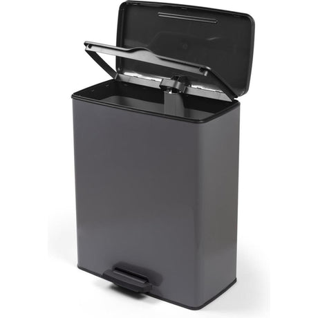 Kosz na śmieci z pedałem Curver Decbin 65 l, chłodny szary