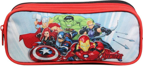 Piórnik Jim Jam Avengers Piórnik 2 przegródki z 2 zamkami błyskawicznymi