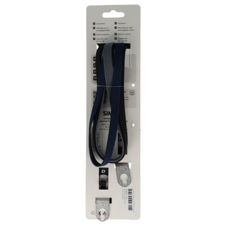 Segregator Simson Trio 71 cm czarno-niebieski antracyt