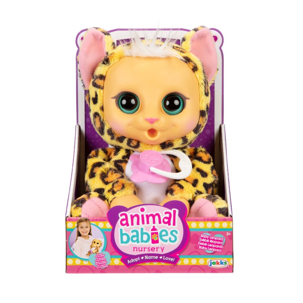 Jakks Animal Baby lampart + dźwięk