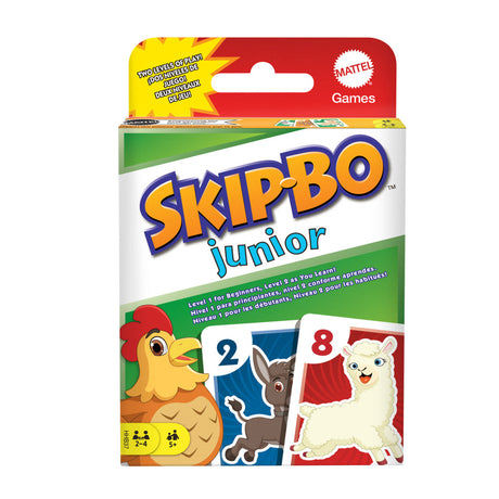 Gry karciane Skip-Bo Junior firmy Mattel