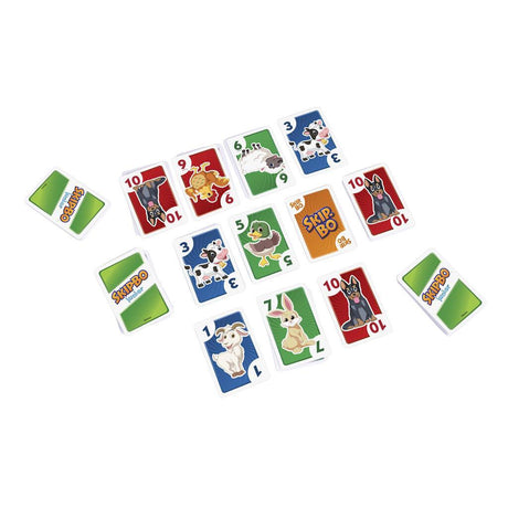 Gry karciane Skip-Bo Junior firmy Mattel