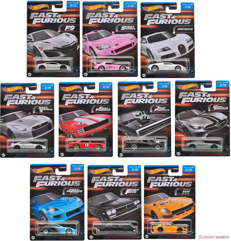 Samochody Hot Wheels - szybcy wściekli - verrassingsitem - 1 stuk