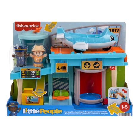 Mali ludzie Fisher Price - lotnisko codziennych przygód