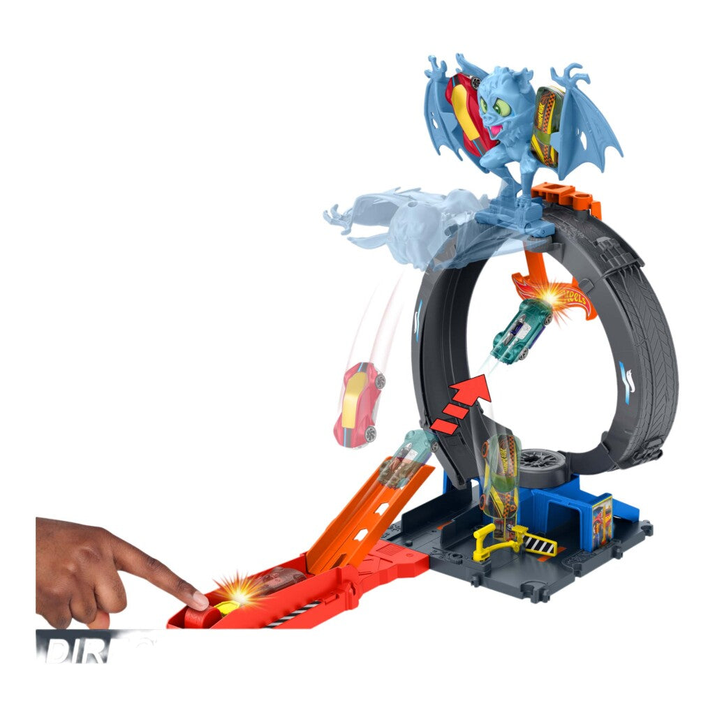Zestaw do zabawy w pętlę Hot Wheels Bat Attack