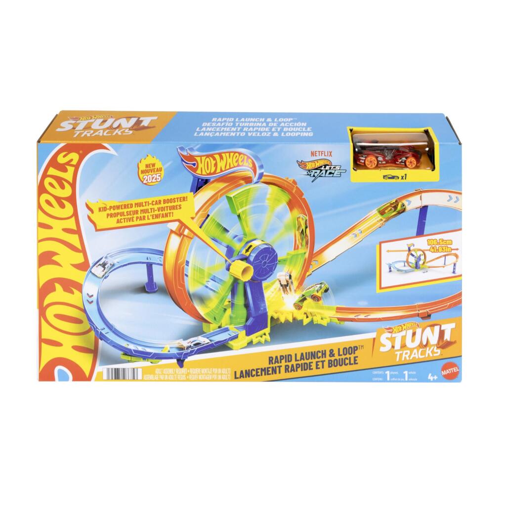 Uruchom i uruchom Hot Wheels z prędkością błyskawicy - zapętlony tor
