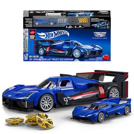 Zestaw do budowania Cadillac 1:32 Hot Wheels Brick Shop Speed ​​​​Series - 236 sztuk.