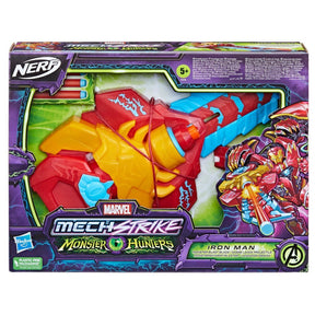 Nerf Marvel Mech Strike Monster Hunters Iron Man + 3 rzutki