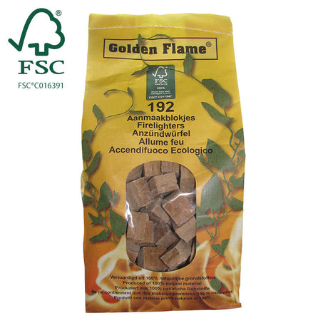 Produkty Podpałki FSC brązowe łamane 192 szt