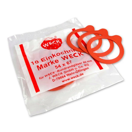 Produkty Weck pierścienie do butelki na sok 54 x 67mm 10 sztuk