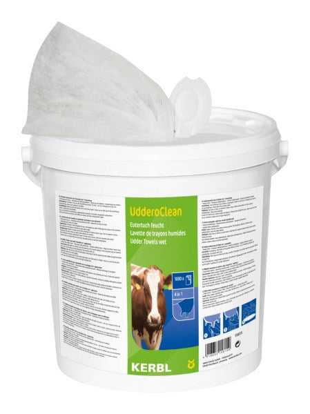 Produkty chusteczki do wymion wilgotne 1000 sztuk w wiaderku