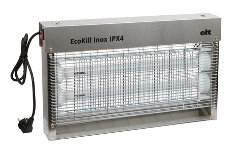 Produkty Ecokill Elektryczna skrzynka na muchy ze stali nierdzewnej ipx4 2 x 15 W