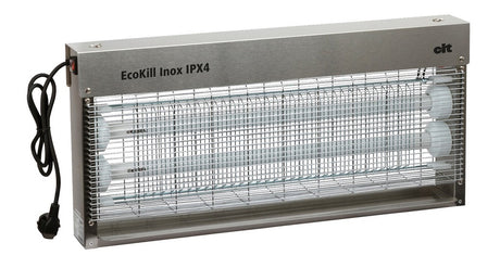 Produkty Ecokill Elektryczna skrzynka na muchy ze stali nierdzewnej ipx4 2 x 18 W