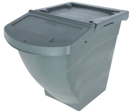 Producten stapelbare voerton met deksel 60l