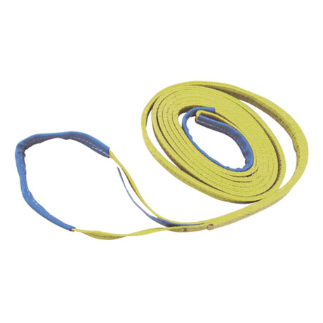 Pas do podnoszenia produktów 2-warstwowy żółty 6m 90mm 3 tony