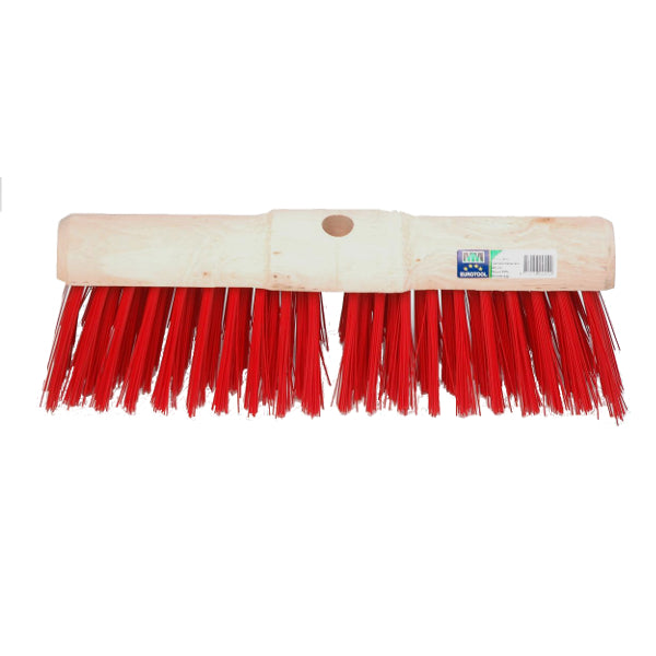 Mm produkty eurotool miotła miejska 45cm włókno syntetyczne czerwone mm