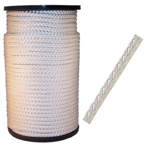Producten nylon touw wit gevlochten 3mm 100m