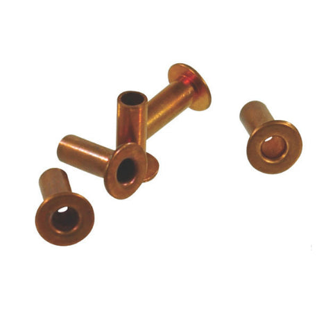 Eurotools klinknagels roodkoper met ring 4x20mm 10 stuks