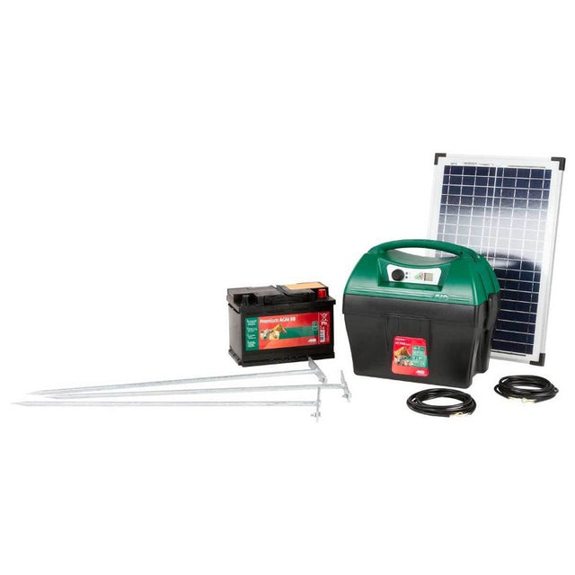 Zestaw startowy produktów Ako Mobil Power Ad 3000 Digital plus panel słoneczny