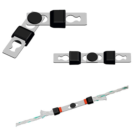 Produkty Ako Złącze przewodu litzclip Łącznik zabezpieczający ze stali nierdzewnej 6 mm, 6 sztuk