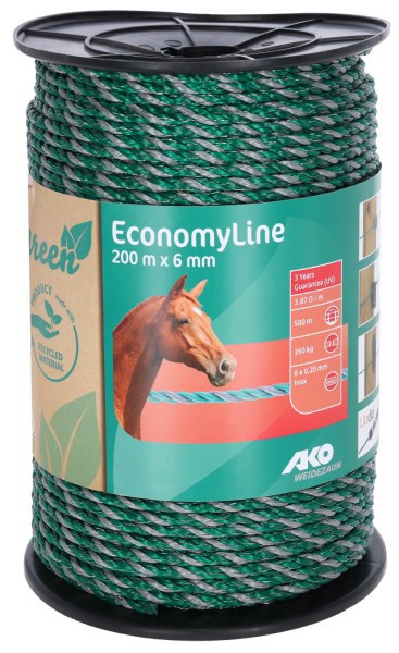 Produkty Ako przewód Economyline 200m 6mm zielonoszary 6x0 2mm recy