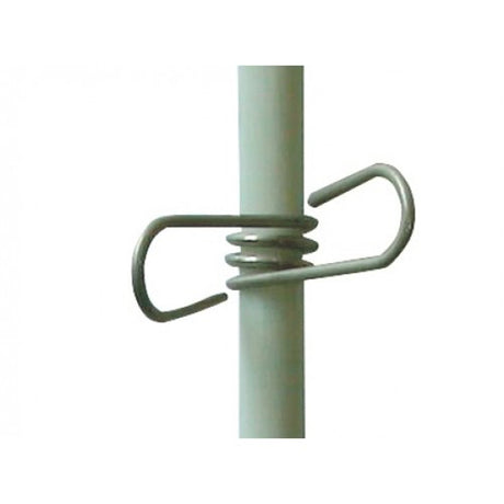 Ako Products metalowy izolator zaciskowy do słupka plastikowego, zestaw hobbystyczny 30 szt